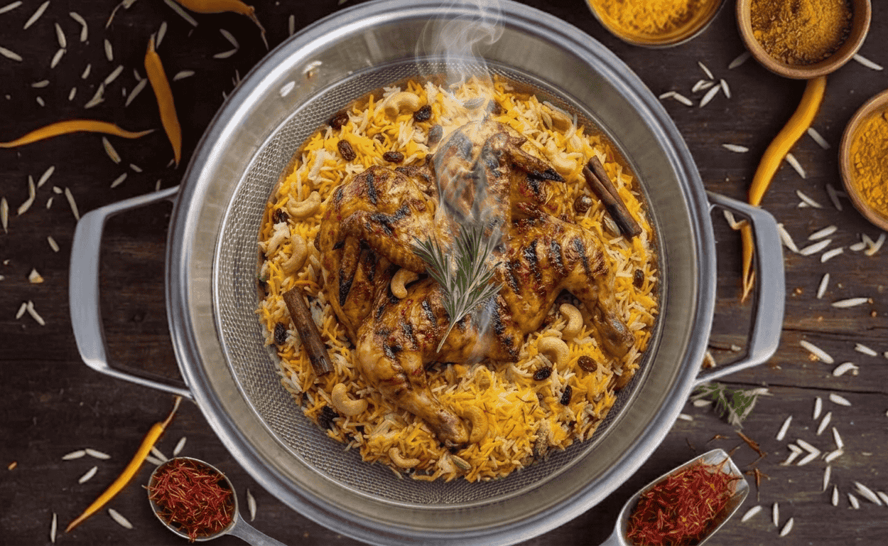 أرز هندي بالزعفران